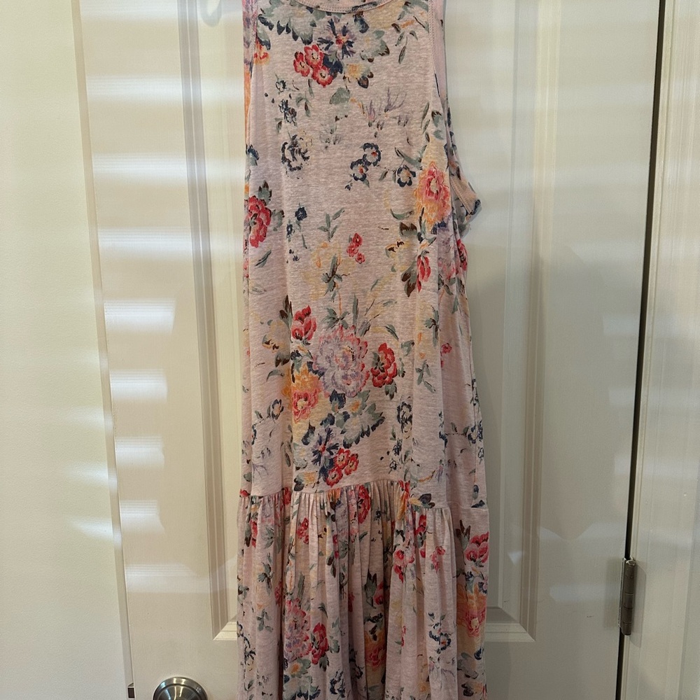 Rebecca Taylor Floral Sleeveless Dress - Pink and Red